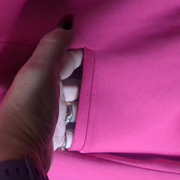 JULES & LEOPOLD* notch collar long sleeve 1 button close crop blazer jacket sz S - Picture 6 of 11